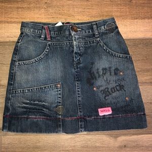 Chipie Denim Skirt Girls New Made in France